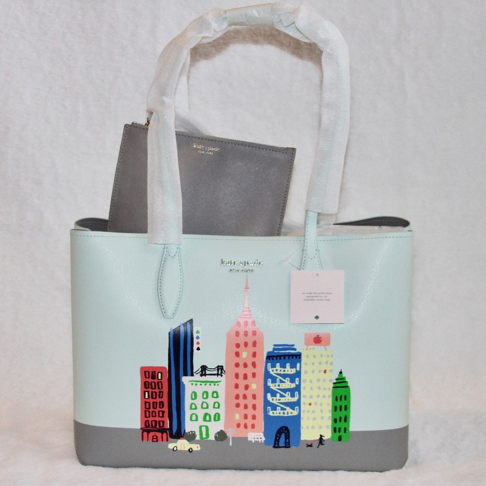 NWT Kate Spade Large Tote Bag & Wristlet Set